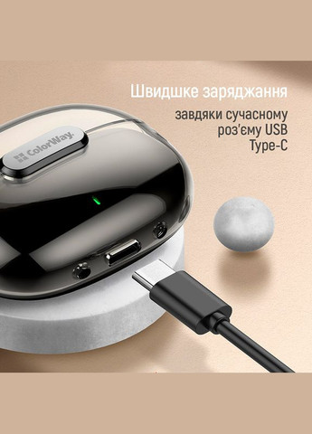 Навушники Slim TWS-2 Earbuds Black (CW-TWS2BK) Colorway (323110596)