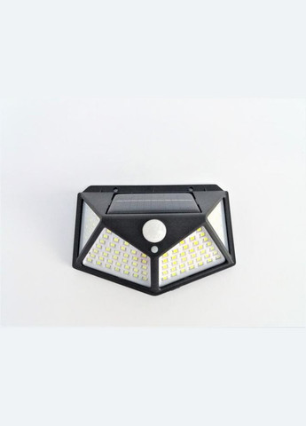 Ліхтар вуличний на сонячній батареї BL CL-100 з датчиком руху Чорний HLV (346048397)