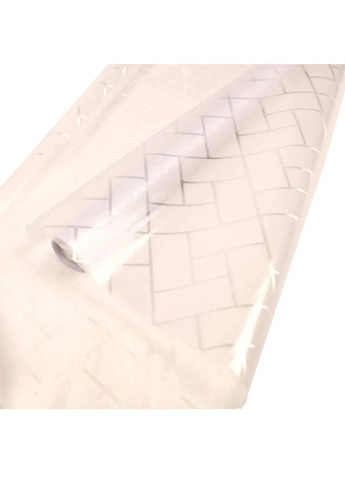 Вітражна самоклеюча плівка на віконне скло для декору захисту від сонця 200х60 см (481778-Prob) Візерунок з ромбами Unbranded (366258464)