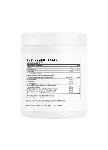 Підтримка здорової функції яєчників Ovarian Care Thorne смак ягідної суміші 214 г Thorne Research (369609134)