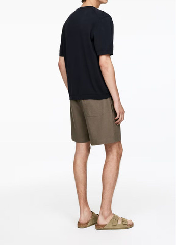 Темно-синя футболка Arket