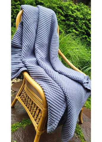 Покривало Чорнично-сірий, Піке Сота 180*220 No Brand (363194237)