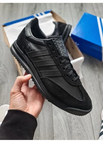 Чорні кросівки чоловічі adidas sl 72 rs core black/carbon адідас сл 72 чорні демісезон No Brand