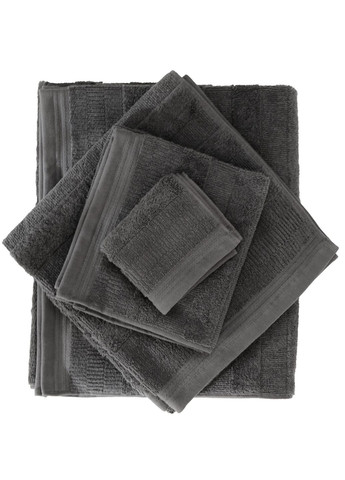 Рушник "Натхнення" 70x140 см MVM однотонний темно-сірий