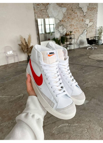 Бежевые демисезонные кроссовки мужские nike blazer low 77 vintage 2 red swoosh найк блейзер No Brand