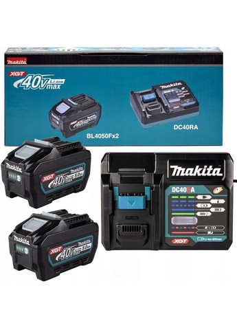 Набір акумуляторів BL4050F (2 шт) та зарядний пристрій для продукції XGT (1911V6-0) Makita (308352037)
