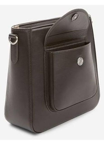 Сумка планшет через плечо женская из натуральной кожи маленькая Темно-коричневый 37489 The Wings (352527451)