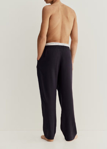 Темно-синие домашние демисезонные брюки H&M