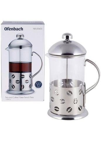Френч-пресс Coffee Beans 1000мл Ofenbach (332666571)