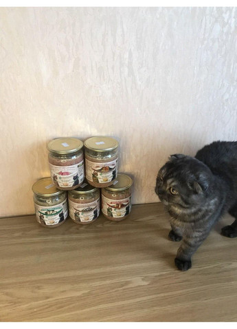 М'ясний мокрий корм для котів ТМ 500 грамів No Brand (328600606)