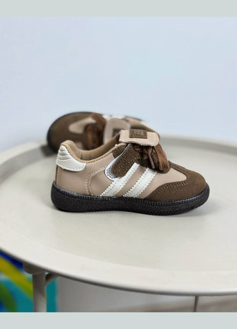 Бежеві всесезонні дитячі кросівки бежеві 1492 No Brand