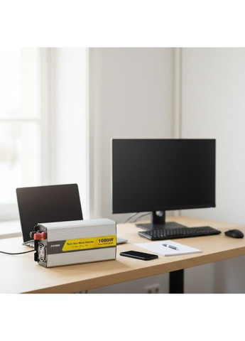 Автомобільний інвертор JYINS 12В–220В перетворювач 1000 Вт із чистою синусоїдою (2104618825) No Brand (369963251)