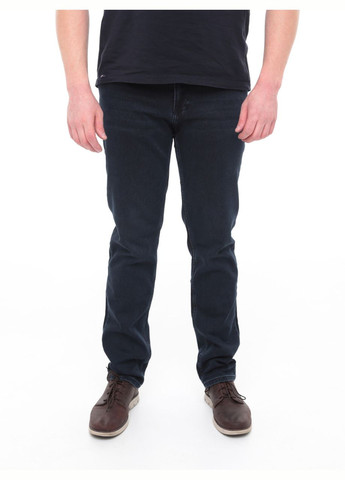 Темно-синие демисезонные слим джинсы мужские темно-синие слим Slim ARCHILES