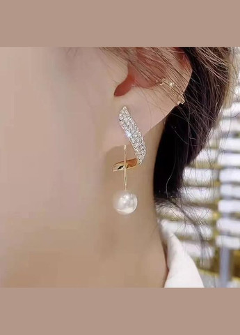 Серьги с жемчужинами, серьги-гвоздочки, украшения, золото, подарок Fashion Jewelry (337718792)