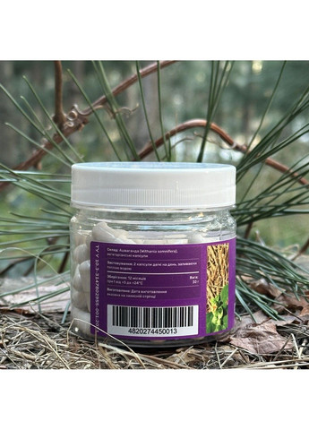 Ашваганда 120 капсул Лесовик Лісовик (364210553)