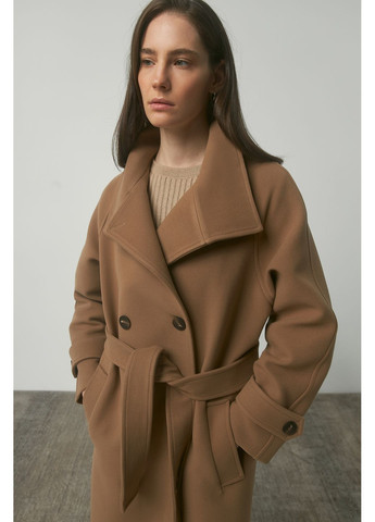 Коричневое демисезонное Женский тренч Энгрид 116858 Серо Stimma