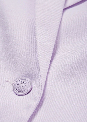 Лиловый женский укороченый пиджак C&A однотонный - летний