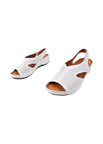 Босоніжки жіночі білі натуральна шкіра Kesim 263-25LBC (336164441)