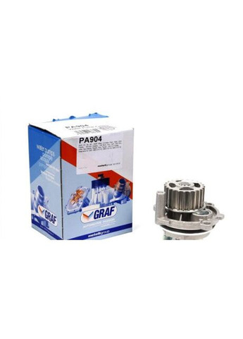 Помпа води Audi/Seat/Skoda Octavia/VW Caddy/Golf/Passat 1.6/E-Power/1.8/2.0/FSI 96-(23z)(R/B)(7лоп PA904 UA63 Graf (366176017)
