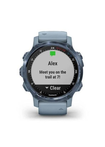 Спортивні годинник Mineral Blue with Sea Foam Silicone Band (010-02403-07) Garmin Descent Mk2S (315604582)