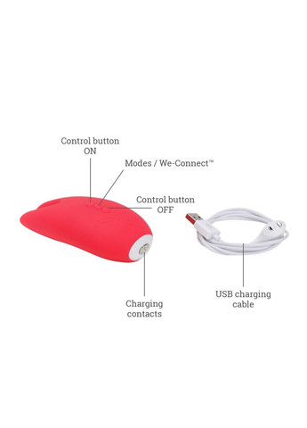 Клиторальный смарт-вибратор Gala by We-Vibe Pink, 2 вибропальчика, 2 мотора, мощные вибрации No Brand (366879702)