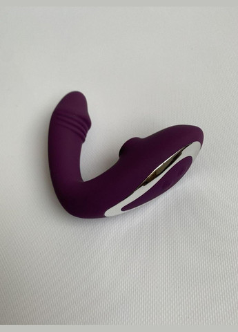 Мощный вибратор двойной мастурбатор с эффектом лизания двухсторонний No Brand (329447953)