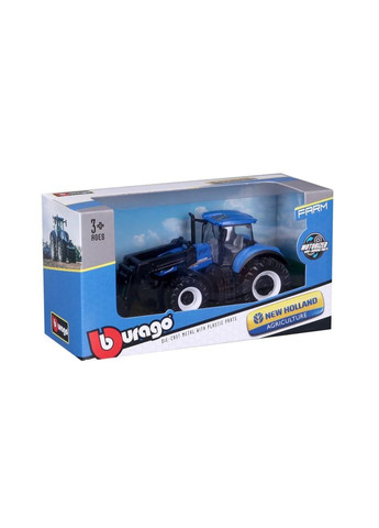 Детская игрушка Трактор "New Holland T7.315" 18-31632 с фронтальным погрузчиком Bburago (334156203)