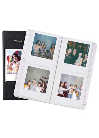 Фотоальбом сірий для Instax Wide 100, 200, 210, 300, 400, Link Wide, Polaroid 600 на 64 фото Fujifilm (329191758)