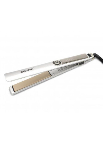 Плойка выпрямитель для укладки и выпрямления волос Gm 416 Щипцы утюжок для волос керамический Серебрянная Geemy (315919668)
