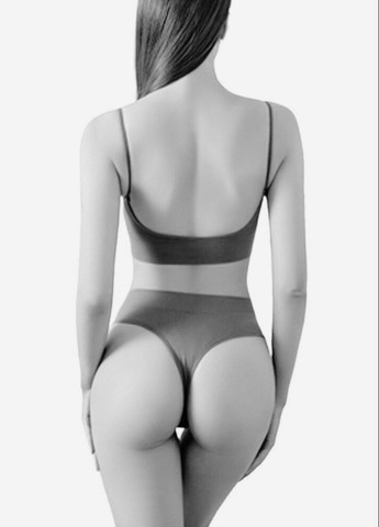 Сірий демісезонний еластичний комплект білизни perfect (699-44) Macarena