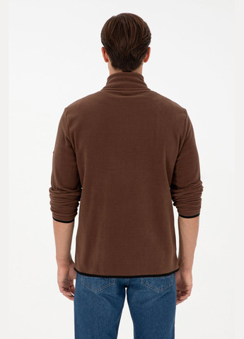 Кофейный свитшот u.s. polo assn. мужской U.S. Polo Assn. (324210899)