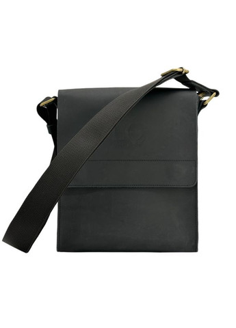 Сумка кожаная клапан (Черная мат) LQ 826110 (299338894)