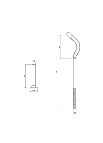 Кріплення Standart на алюмінієвий радіатор 9х250 мм SD Plus SD112250 (341326735)