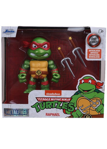 Фігурка металева Черепашки-ніндзя 4. Рафаель, 10 см () Jada 253283001 (362003688)