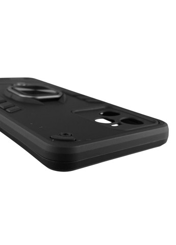 Чехол для телефона C35 бронированный с магнитным кольцом-держателем на реалми с35 чёрный Realme (366228729)