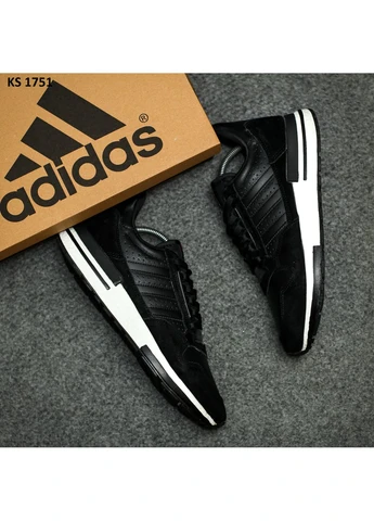 Белые летние кроссовки adidas zx 500 black and white адидас зх 500 No Brand
