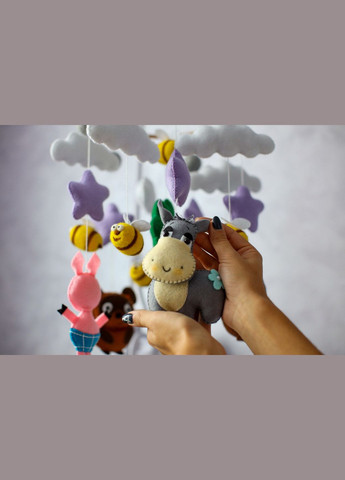 Детский мобиль на кроватку для младенцев WooolyWool «Винни» No Brand (342757849)
