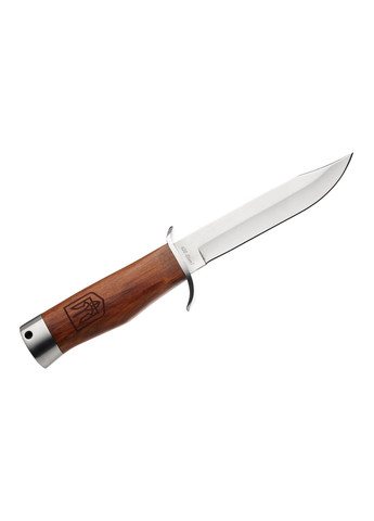 Нож Финка Тактический в Кожаном чехле ГЕРБ УКРАИНЫ с Удлиненным лезвием и Гардой GW1882 UA-L Grand Way (370770637)