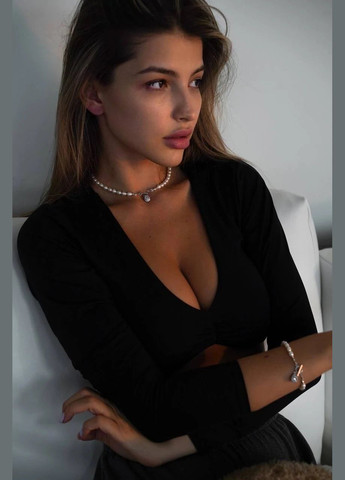 Кольє "Luxury Steel Drop" Le'Perle (312519897)