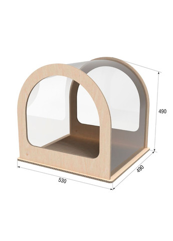 Домик для котиков 530x490x490 Ekostar (366599688)