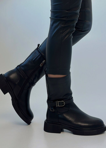 Черные зимние полусапоги женские зимние URBAN TRACE