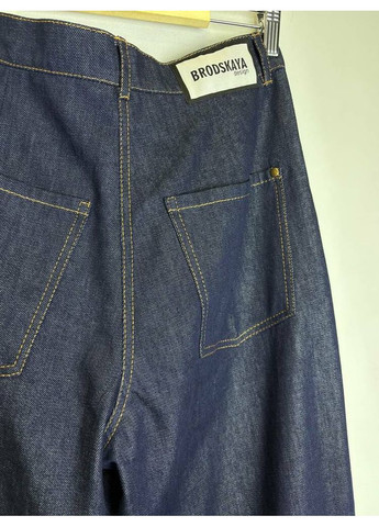 Женские джинсы палаццо с кокеткой BRODSKAYA MKAB169 ANNA BRODSKAYA - (367189354)