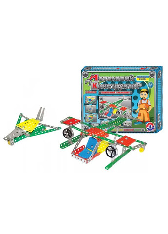 Конструктор металевий Повітряний транспорт 191 деталь ТЕХНОК в асортименті 1042 ТехноК Тех1042 (370651636)