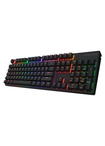 Клавиатура (m461862) Hator Icefall Mecha Rainbow USB Black (369021315)
