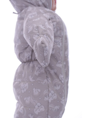 Конверт на флісі з Ведмедиками бежевий сірий 68 см (44911) BABYKROHA (297200290)