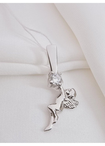 Золотой подвес «Ангелик с фианитом» 45005Б-2п. No Brand (367267945)