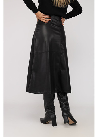 Спідниця трапеція жіноча колір чорний CB-00284482 Yuki (362413470)