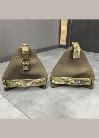 Баллистическая защита бедер 1 класса, Расширенная, Мультикам, защита ног от обломков, баллистический пакет 1 класса Добронь (362602060)