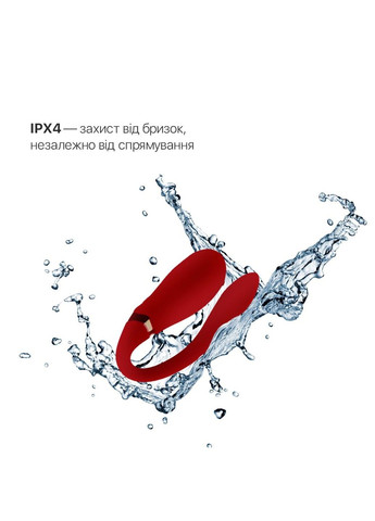 Смартвібратор для пар Fanfan set Bright Red, пульт ДК Zalo (333332289)