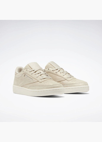 Светло-бежевые обувь unisex кеды кожа 020425 в с.бежевый g57645 сша 35(р) Reebok